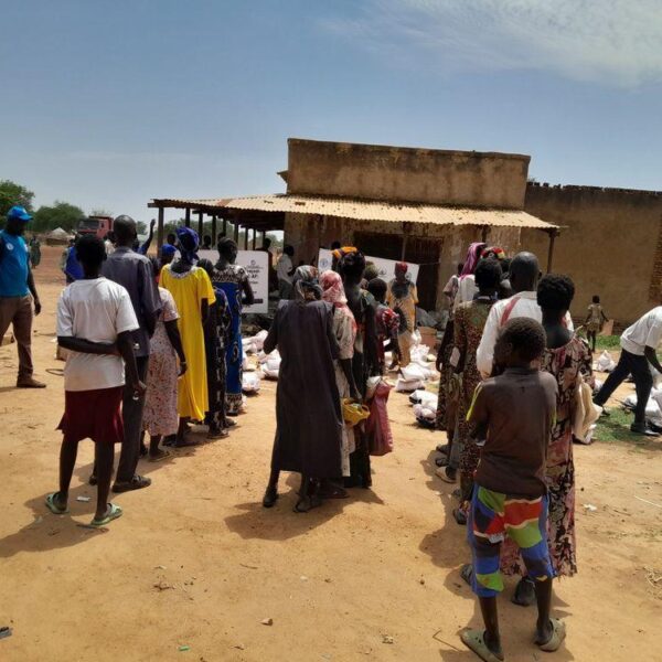 Food and input distribution at a community point